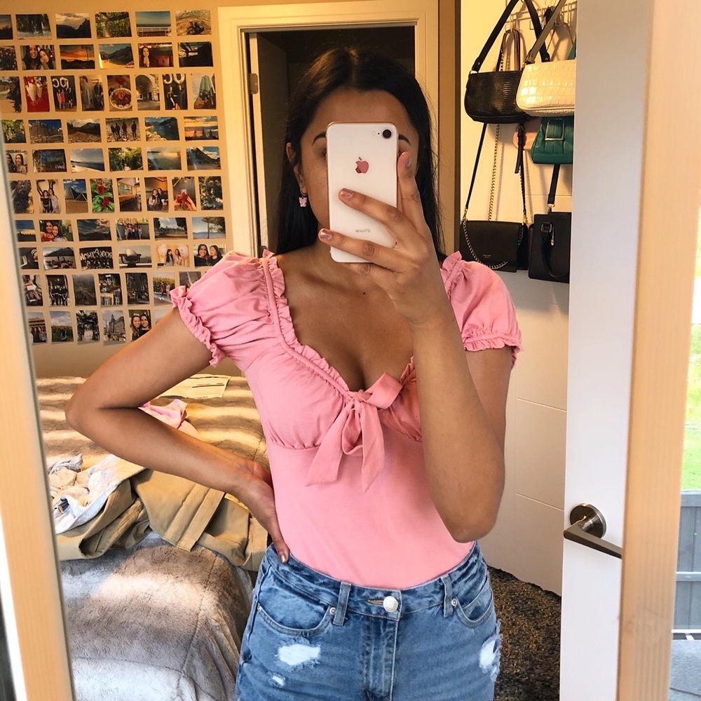 Sweetheart neck top